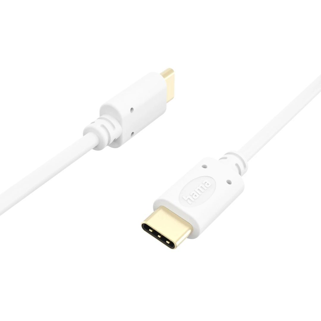 Hama USB-C to USB-C cable 1,5m White Hama USB-C to USB-C cable 1,5m White