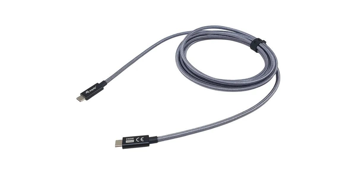 EQuip USB 3.2 Gen 2x2 C to C Cable 2m Black