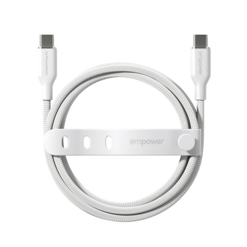 PanzerGlass 60W USB-C to USB-C USB 2.0 cable 2m White PanzerGlass 60W USB-C to USB-C USB 2.0 cable 2m White