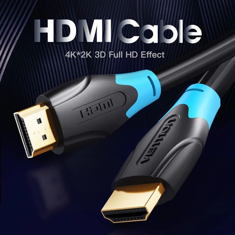 Vention HDMI A male - HDMI A male cable 5m Black Vention HDMI A male - HDMI A male cable 5m Black