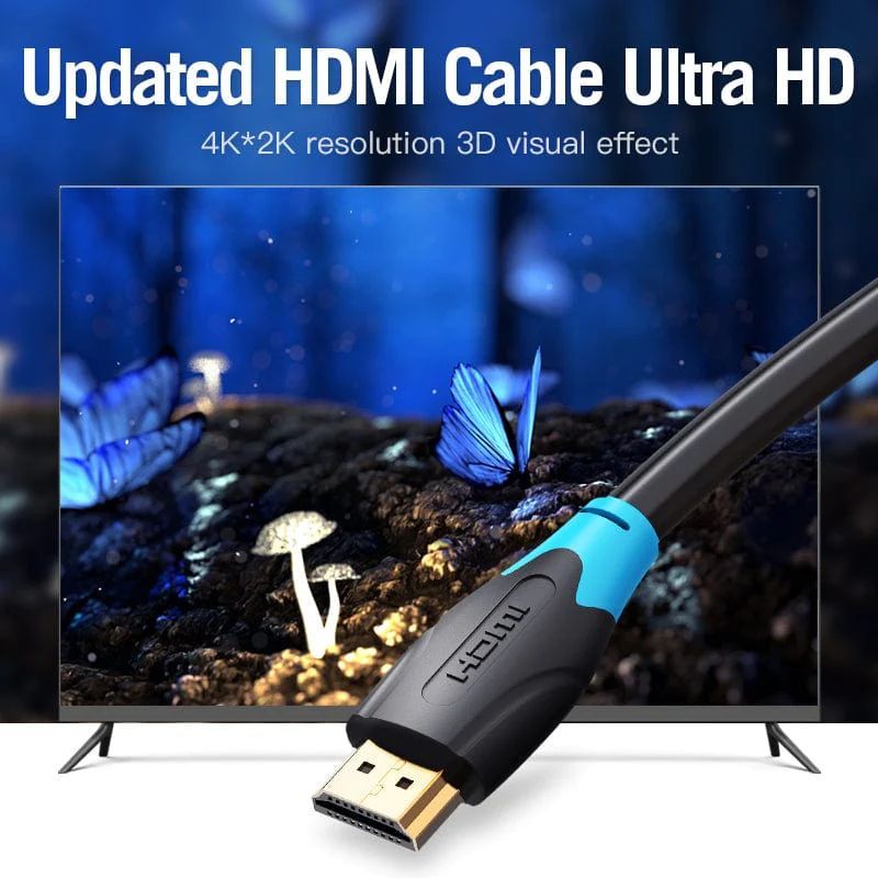 Vention HDMI A male - HDMI A male cable 5m Black Vention HDMI A male - HDMI A male cable 5m Black