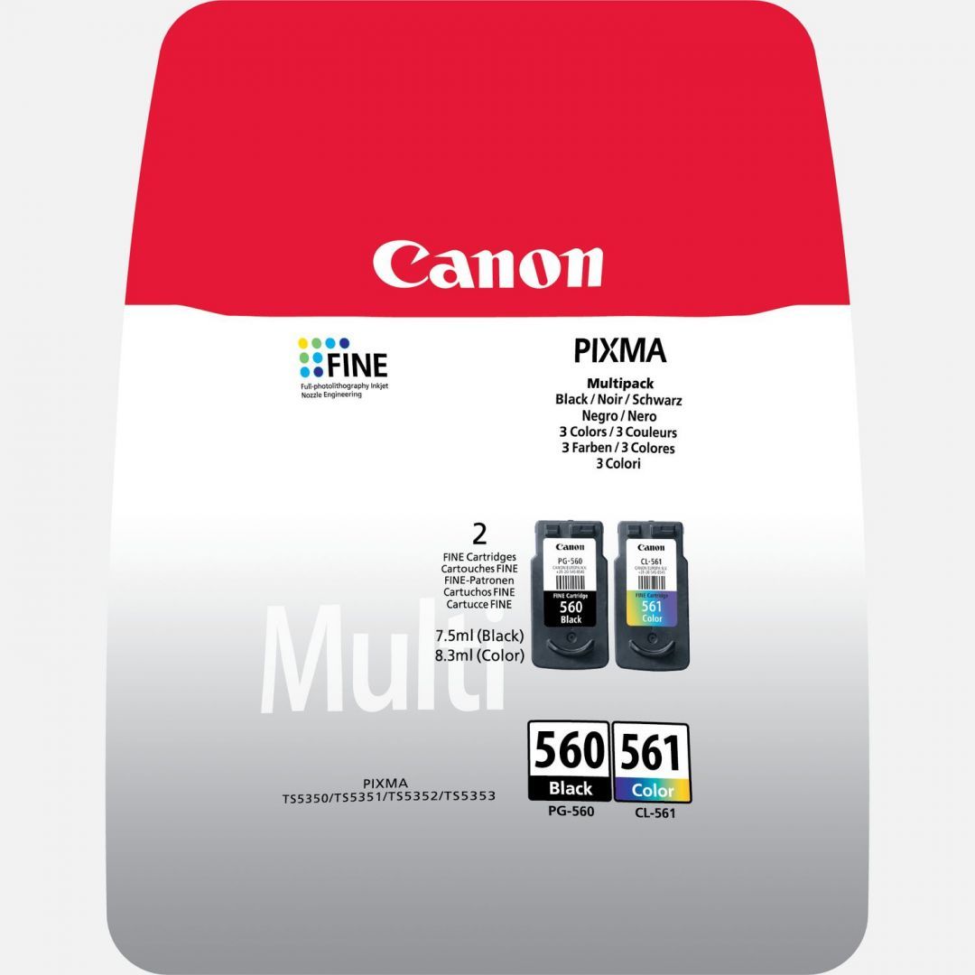 Canon PG-560 + CL-561 Multipack tintapatron Canon PG-560 + CL-561 Multipack tintapatron