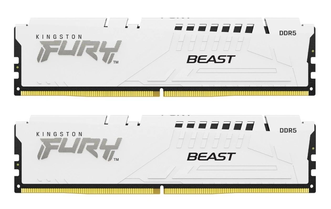 Kingston 64GB DDR5 6400MHz Kit(2x32GB) Fury Beast Expo White