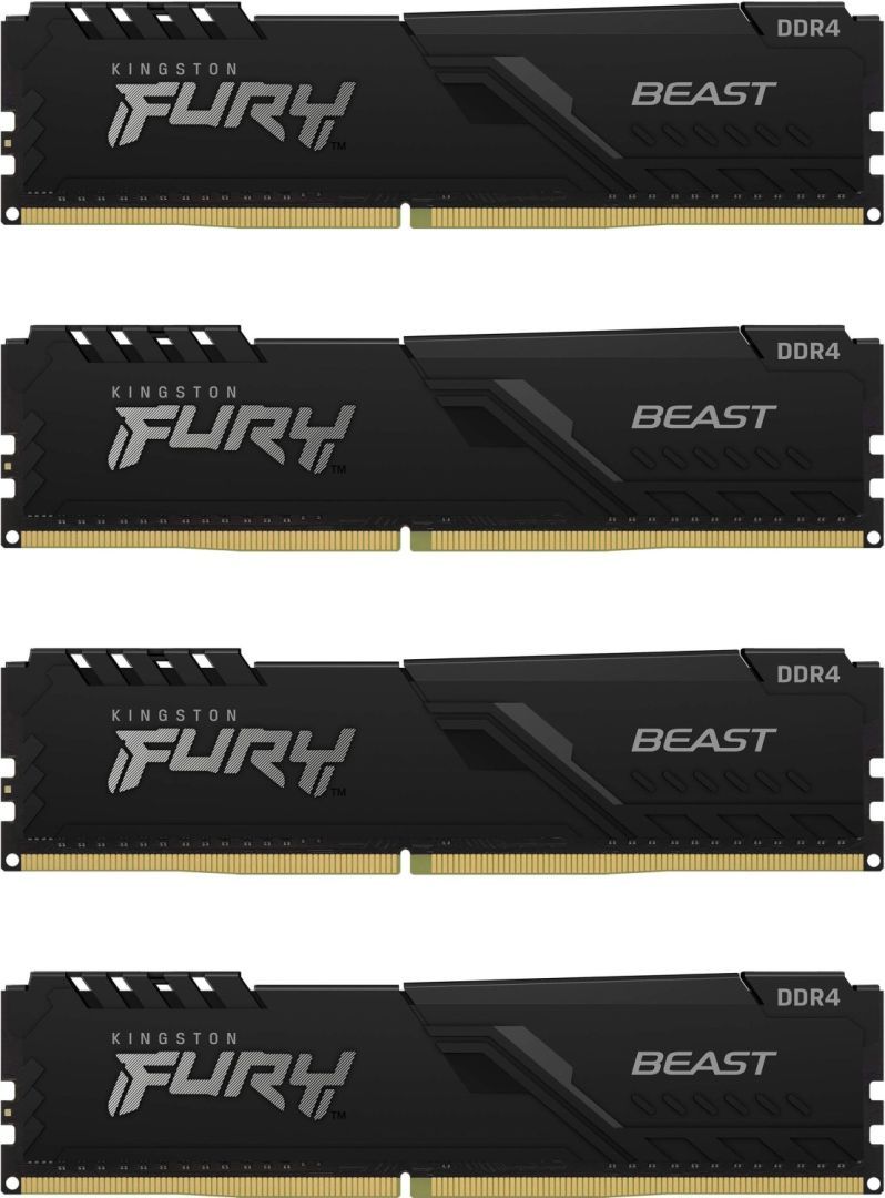 Kingston 64GB DDR4 3600MHz Kit(4x16GB) Fury Beast