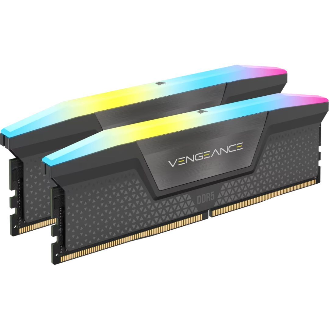 Corsair 32GB DDR5 6400MHz Kit(2x16GB) Vengeance RGB Black Corsair 32GB DDR5 6400MHz Kit(2x16GB) Vengeance RGB Black