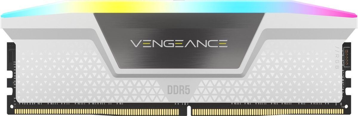 Corsair 32GB DDR5 5600MHz Kit (2x16GB) Vengeance RGB White Corsair 32GB DDR5 5600MHz Kit (2x16GB) Vengeance RGB White