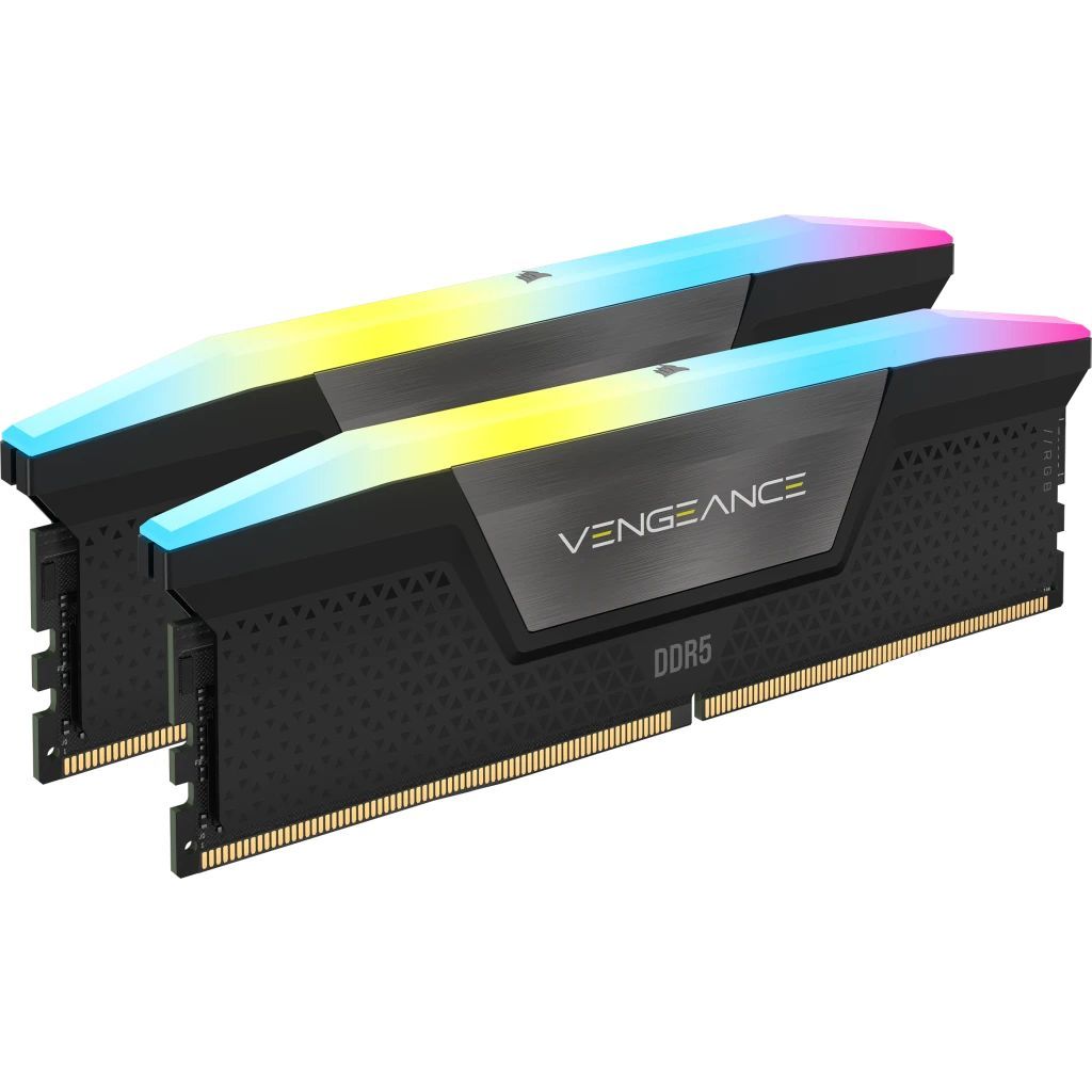 Corsair 32GB DDR5 6000MHz Kit(2x16GB) Vengeance RGB Black Corsair 32GB DDR5 6000MHz Kit(2x16GB) Vengeance RGB Black