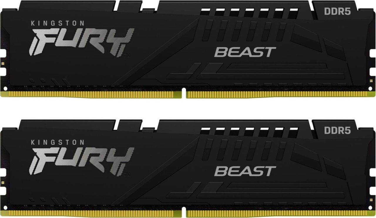 Kingston 64GB 6000Mhz Kit(4x16GB) Fury Beast Black Kingston 64GB 6000Mhz Kit(4x16GB) Fury Beast Black