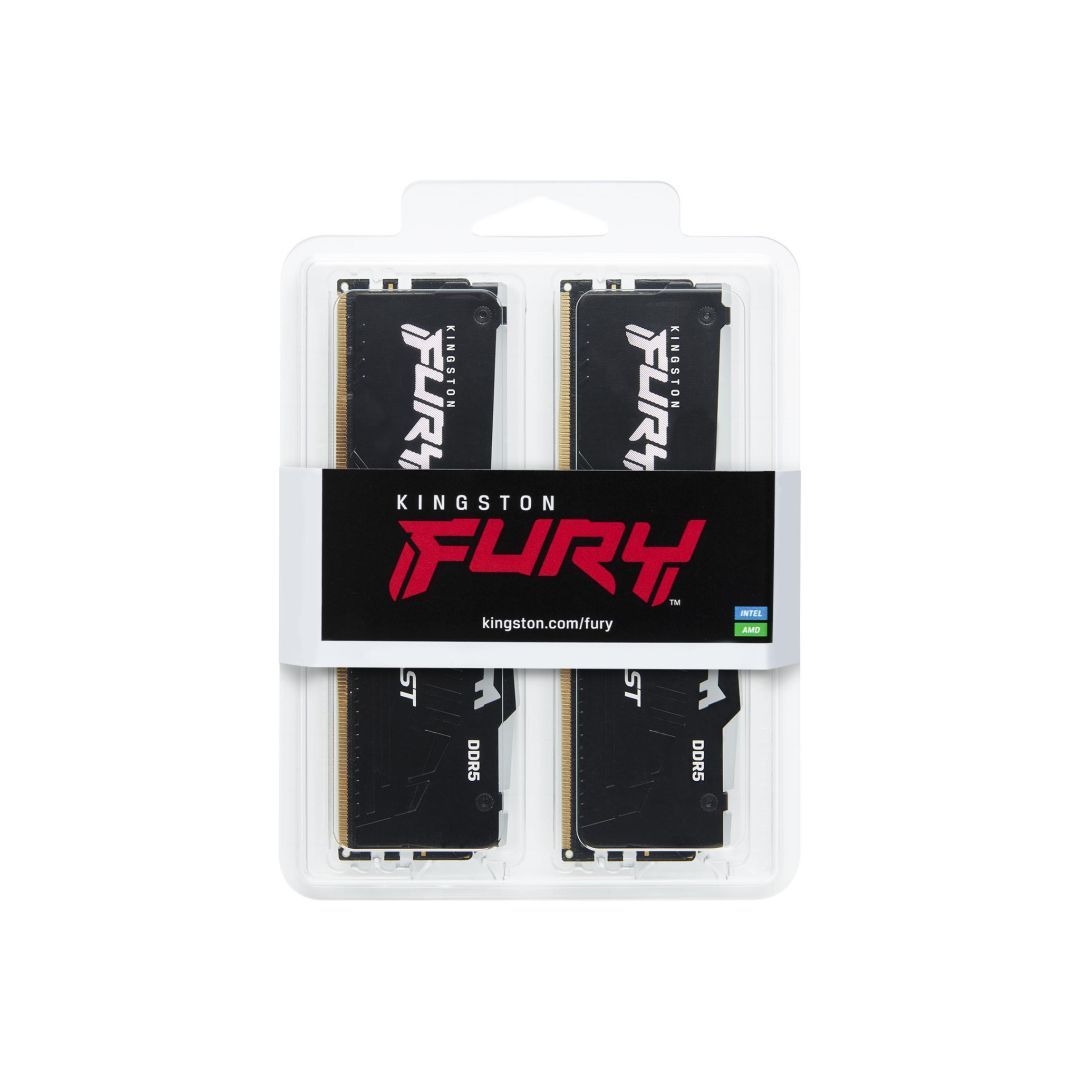 Kingston 32GB DDR5 5200MHz Kit(2x16GB) Fury Beast RGB Kingston 32GB DDR5 5200MHz Kit(2x16GB) Fury Beast RGB