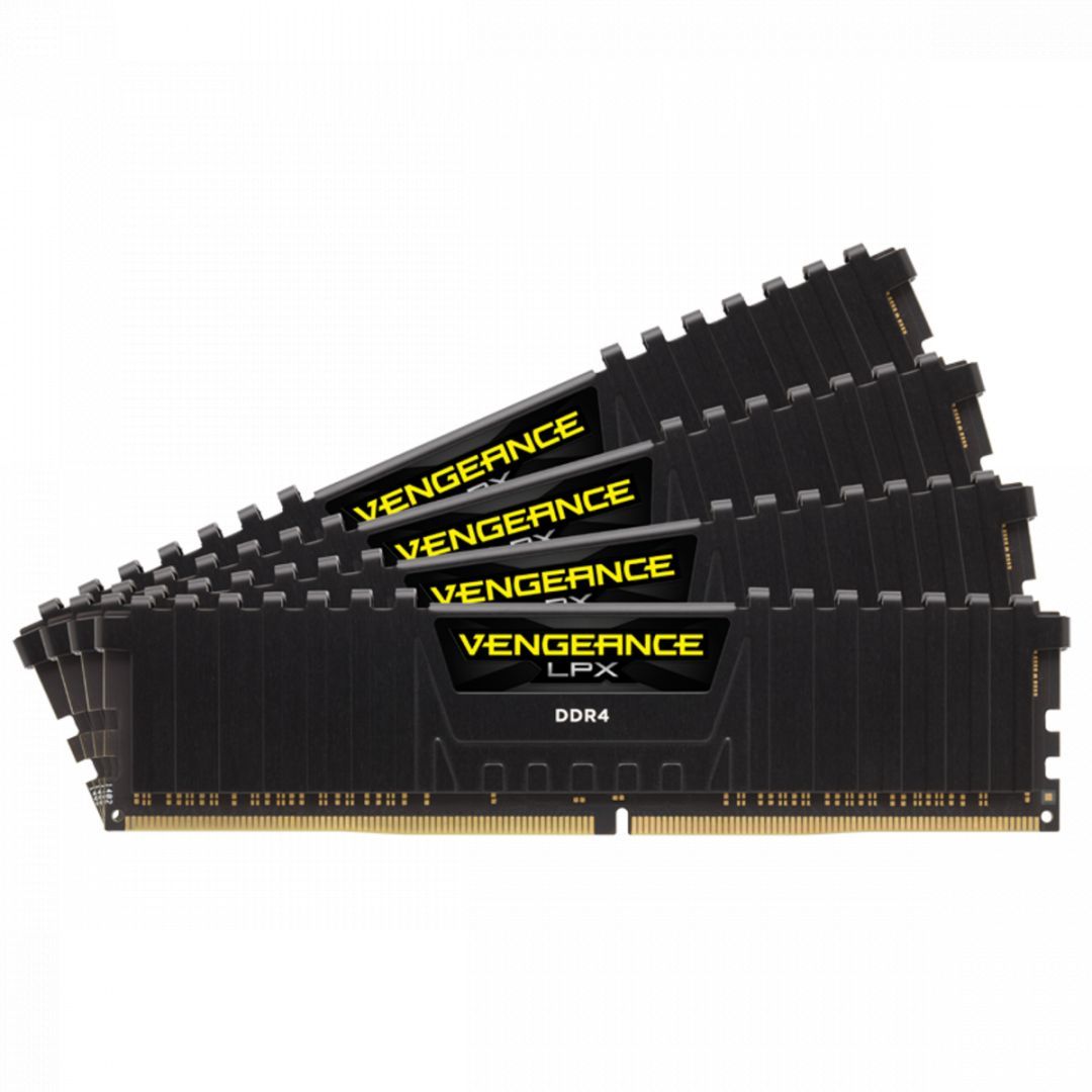 Corsair 64GB DDR4 3200MHz Kit(4x16GB) Vengeance LPX Black Corsair 64GB DDR4 3200MHz Kit(4x16GB) Vengeance LPX Black