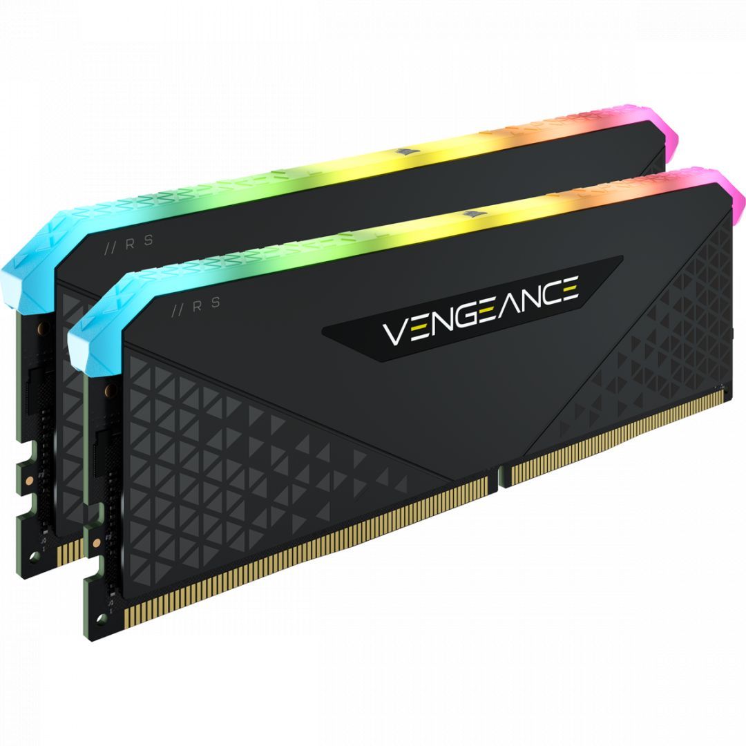 Corsair 32GB DDR4 3200MHz Kit(2x16GB) Vengeance RGB RS Black Corsair 32GB DDR4 3200MHz Kit(2x16GB) Vengeance RGB RS Black