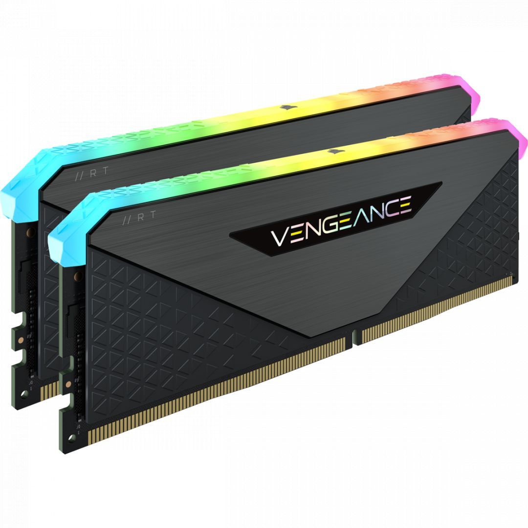 Corsair 32GB DDR4 3200MHz Kit(2x16GB) Vengeance RGB RT Black Corsair 32GB DDR4 3200MHz Kit(2x16GB) Vengeance RGB RT Black