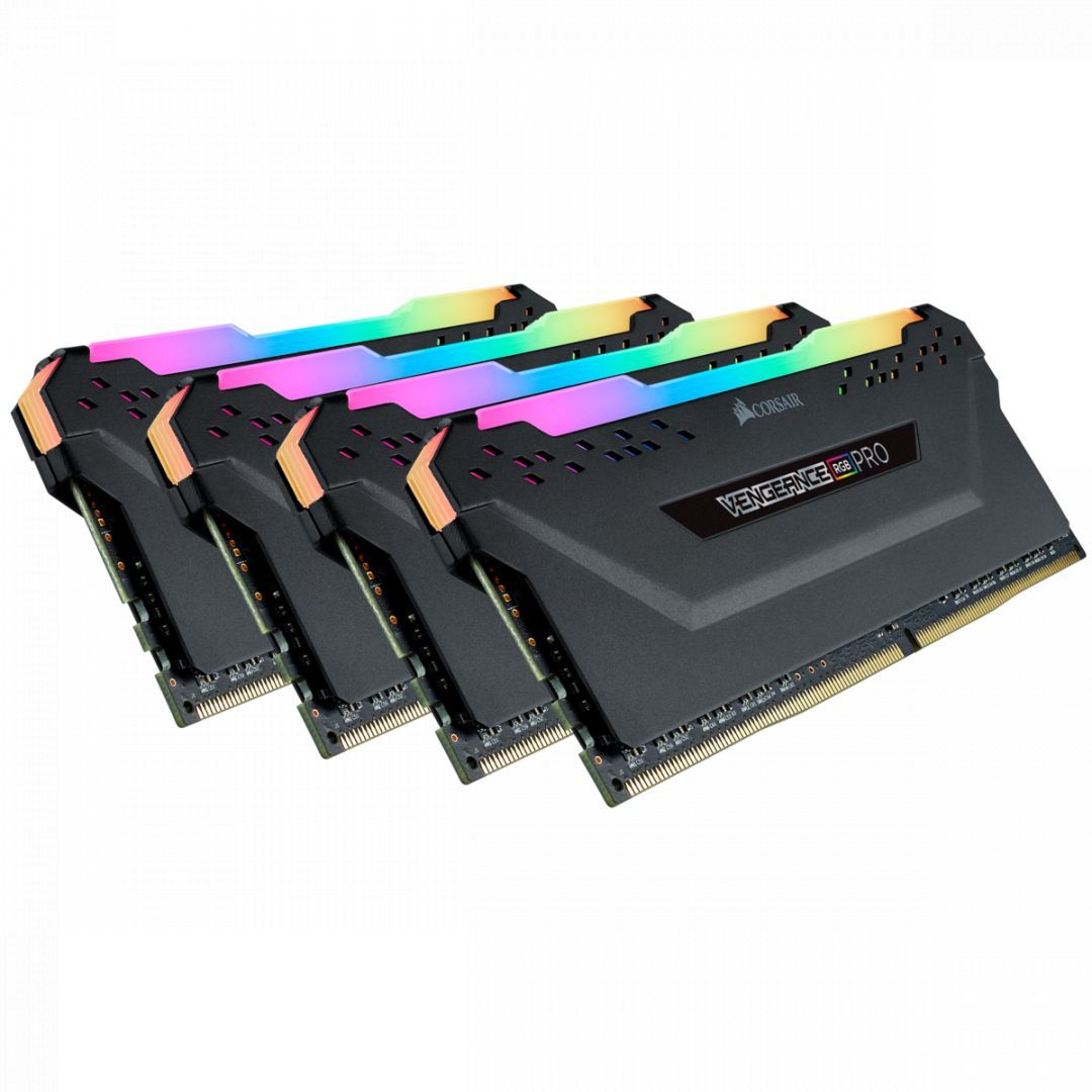 Corsair 64GB DDR4 3200MHz Kit(4x16GB) Vengeance RGB Pro Black Corsair 64GB DDR4 3200MHz Kit(4x16GB) Vengeance RGB Pro Black