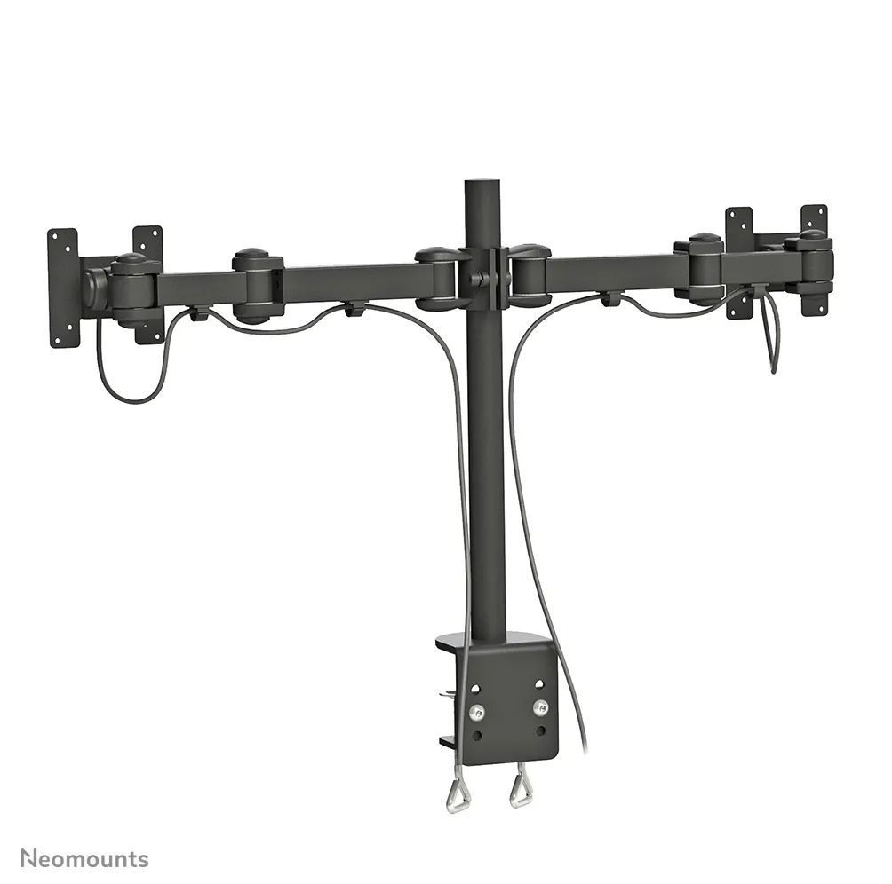 Neomounts FPMA-D960D Full Motion Dual desk monitor arm 10"-27" Black