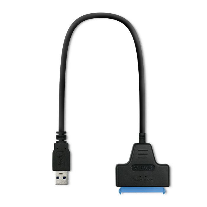 Qoltec USB 3.0 SATA adapter for HDD|SSD 2.5'''' Black Qoltec USB 3.0 SATA adapter for HDD|SSD 2.5'''' Black