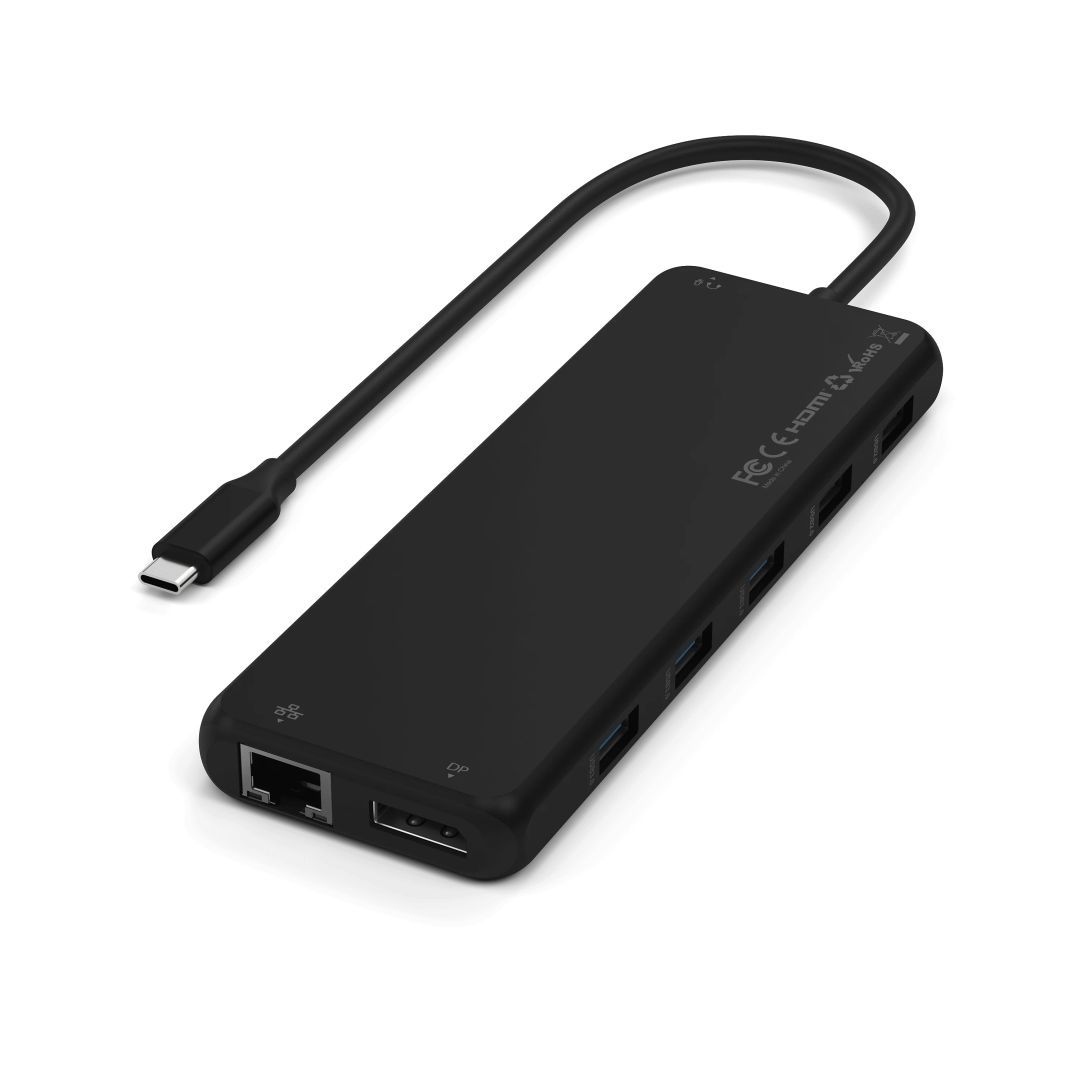 Satechi 13-in-1 USB-C Triple Display Multiport Adapter Black Satechi 13-in-1 USB-C Triple Display Multiport Adapter Black