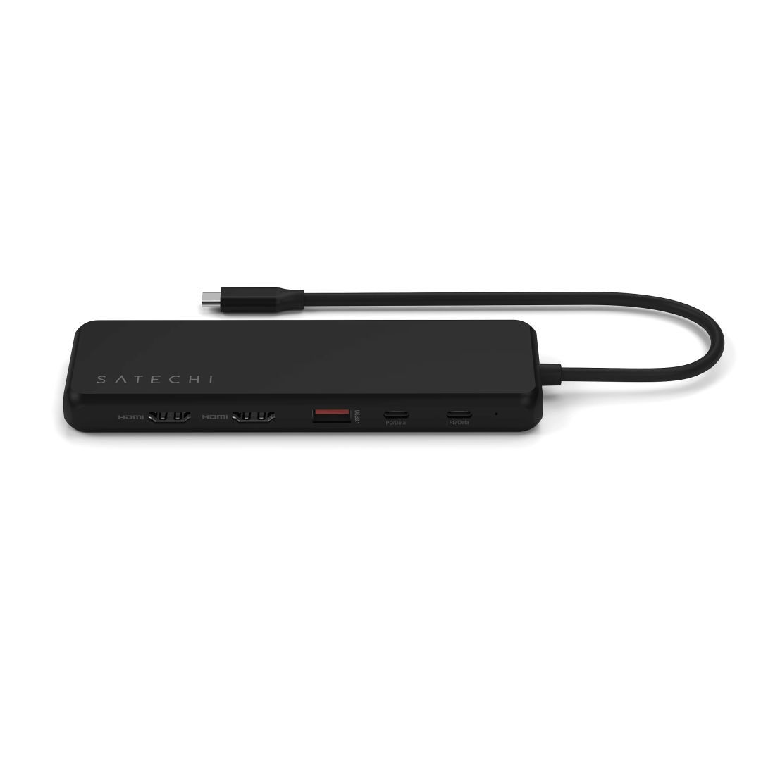 Satechi 13-in-1 USB-C Triple Display Multiport Adapter Black Satechi 13-in-1 USB-C Triple Display Multiport Adapter Black