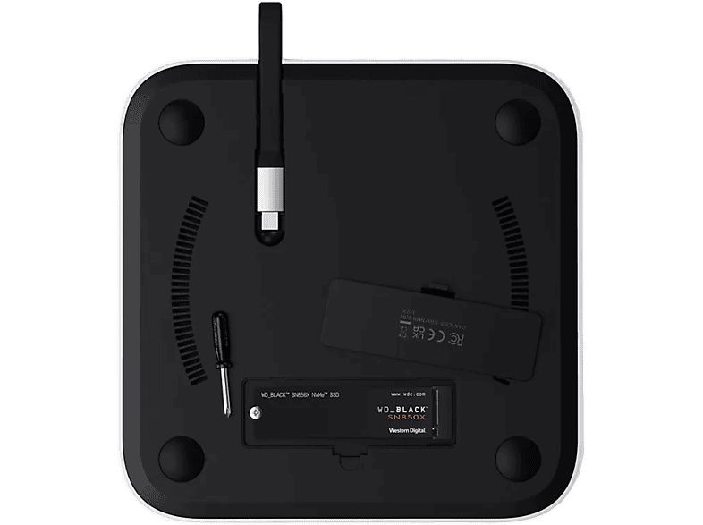 Satechi Stand & Hub For Mac Mini / Studio Silver Satechi Stand & Hub For Mac Mini / Studio Silver