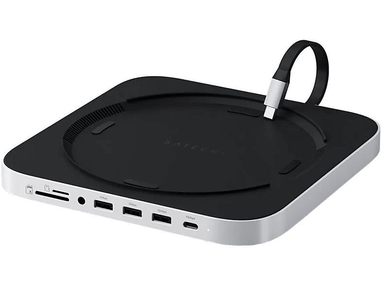 Satechi Stand & Hub For Mac Mini / Studio Silver Satechi Stand & Hub For Mac Mini / Studio Silver