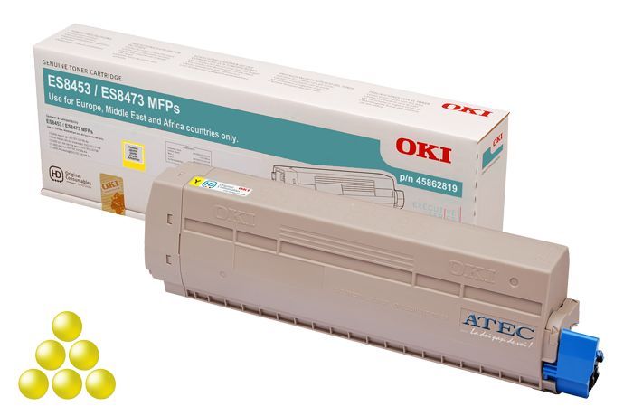 Oki 46490621 Yellow toner Oki 46490621 Yellow toner