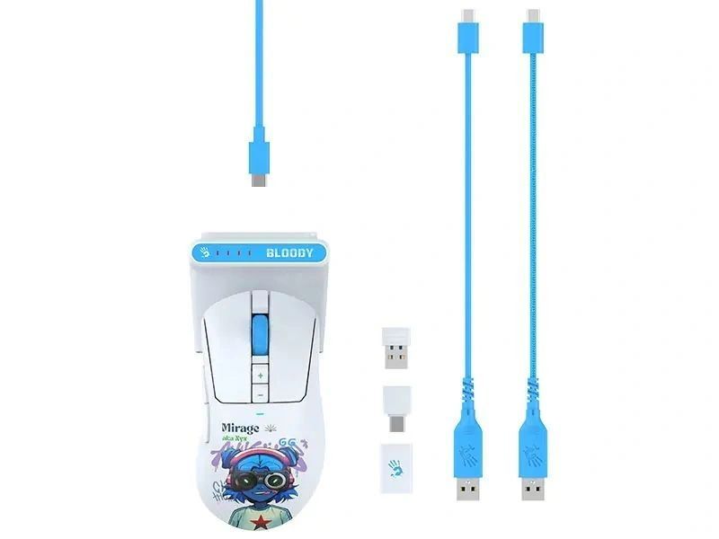 A4-Tech Bloody R73 Ultra Duo Gaming Wireless Mouse Nyx Mirage A4-Tech Bloody R73 Ultra Duo Gaming Wireless Mouse Nyx Mirage