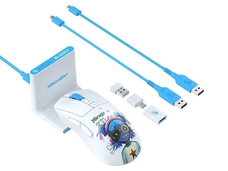 A4-Tech Bloody R73 Ultra Duo Gaming Wireless Mouse Nyx Mirage A4-Tech Bloody R73 Ultra Duo Gaming Wireless Mouse Nyx Mirage