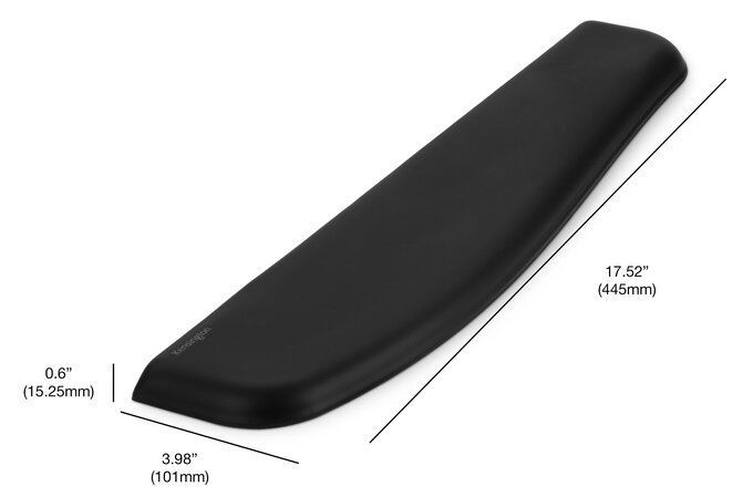 Kensington ErgoSoft Wrist Rest for Standard Keyboards Black Kensington ErgoSoft Wrist Rest for Standard Keyboards Black