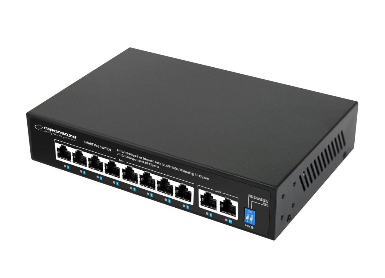 Esperanza ENS106 Spotter 10 Port Ethernet Switch