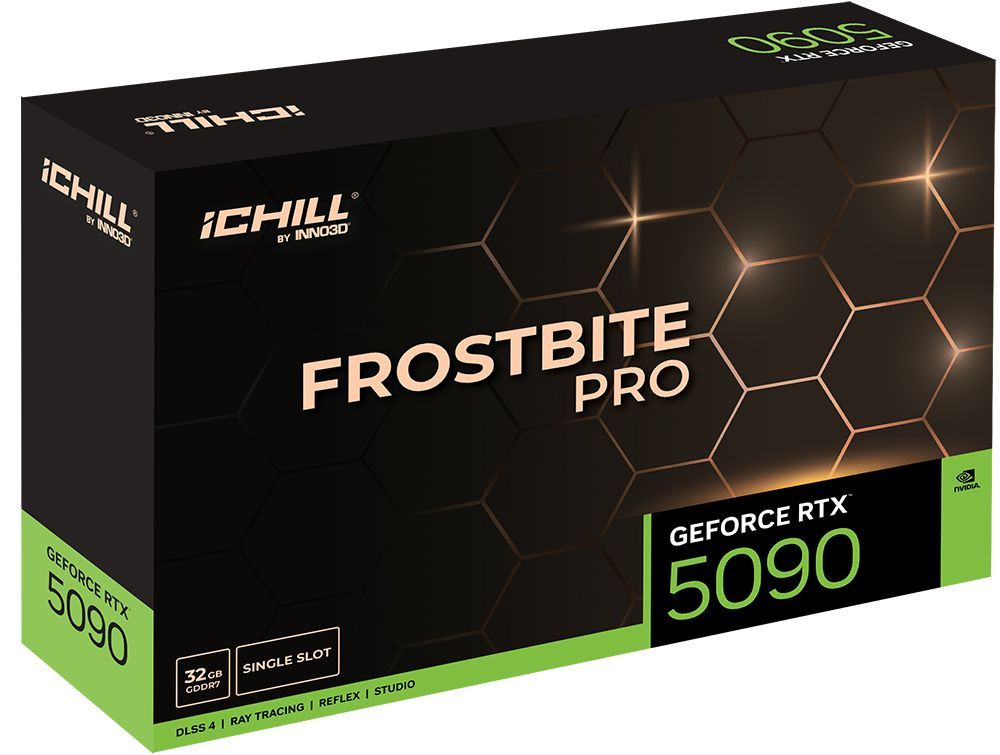 Inno3D GeForce RTX5090 32GB GDDR7 iChill Frostbite Pro