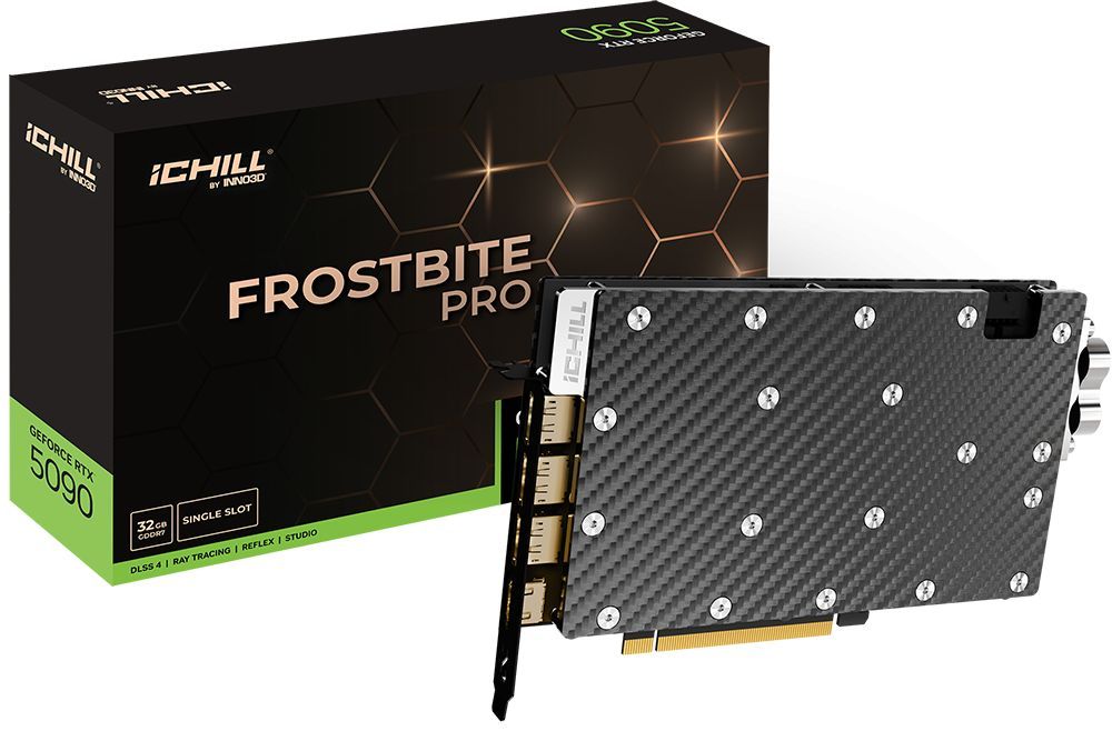 Inno3D GeForce RTX5090 32GB GDDR7 iChill Frostbite Pro