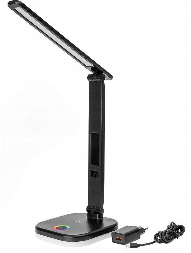 Platinet Desk Lamp RGB Wireless Charging Black