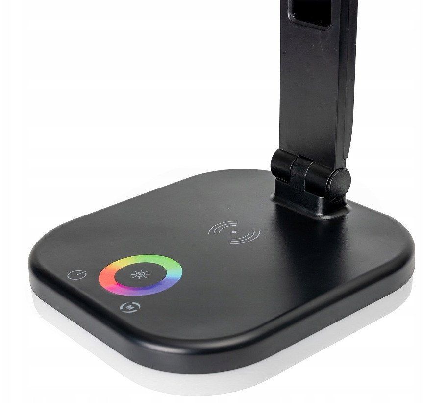 Platinet Desk Lamp RGB Wireless Charging Black