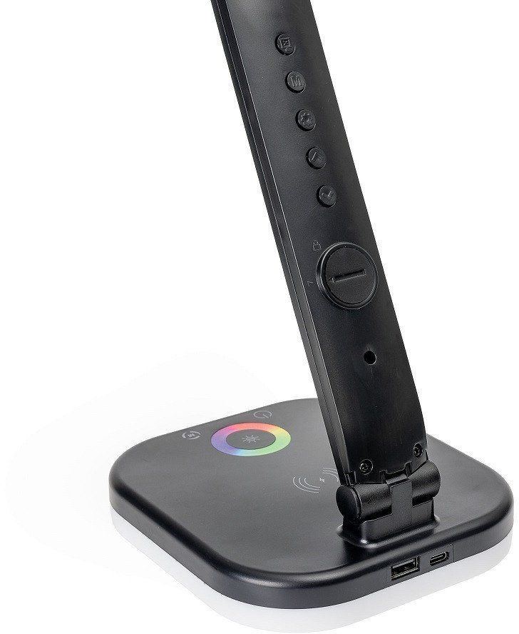 Platinet Desk Lamp RGB Wireless Charging Black