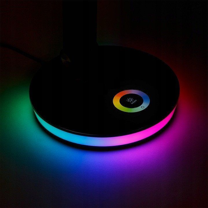 Platinet Desk Lamp RGB Wireless Charging Black