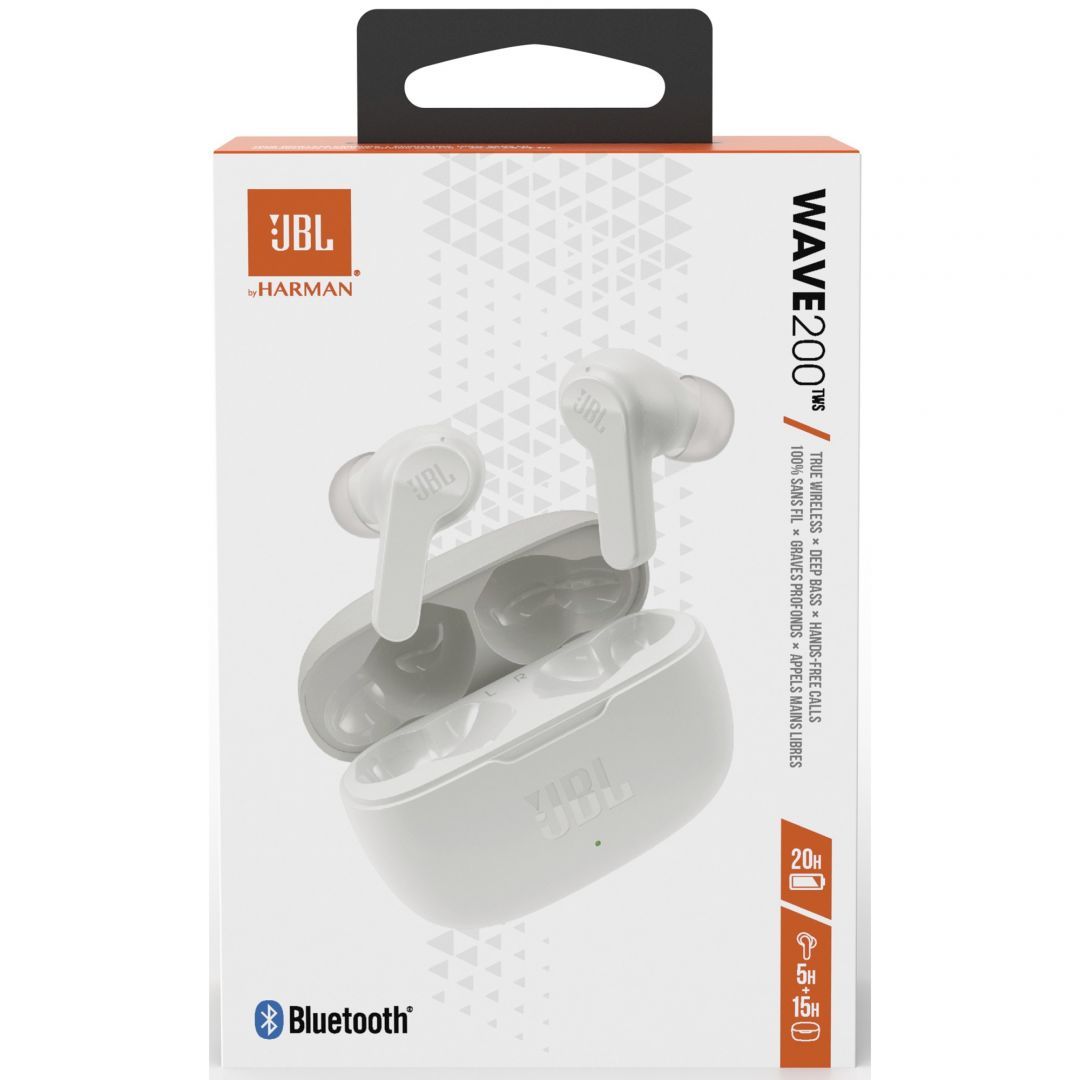 JBL Wave 200TWS Bluetooth Headset White JBL Wave 200TWS Bluetooth Headset White