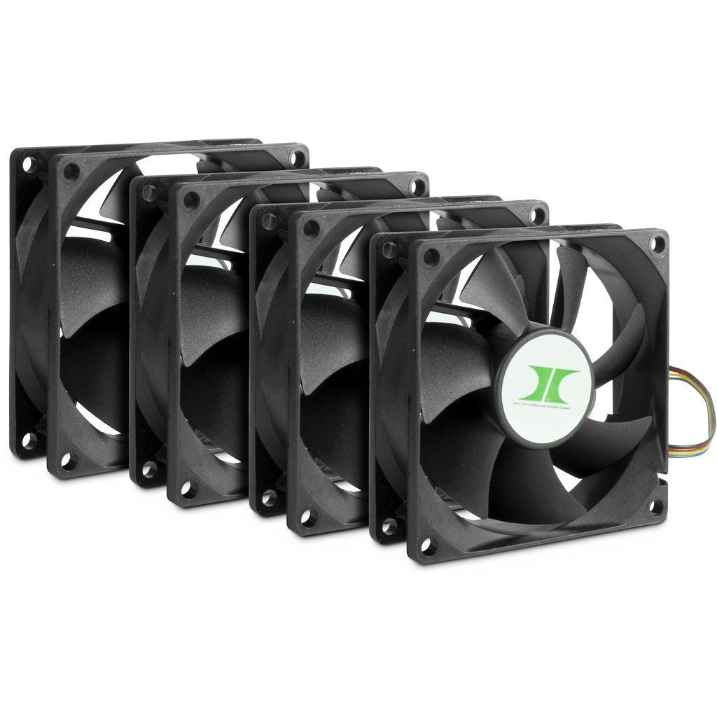 Inter-Tech IPC Fan Set 80mm (4 pcs) Inter-Tech IPC Fan Set 80mm (4 pcs)