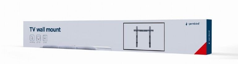 Gembird WM-55F-03 Fixed TV Wall Mount 32”-55" Black Gembird WM-55F-03 Fixed TV Wall Mount 32”-55" Black