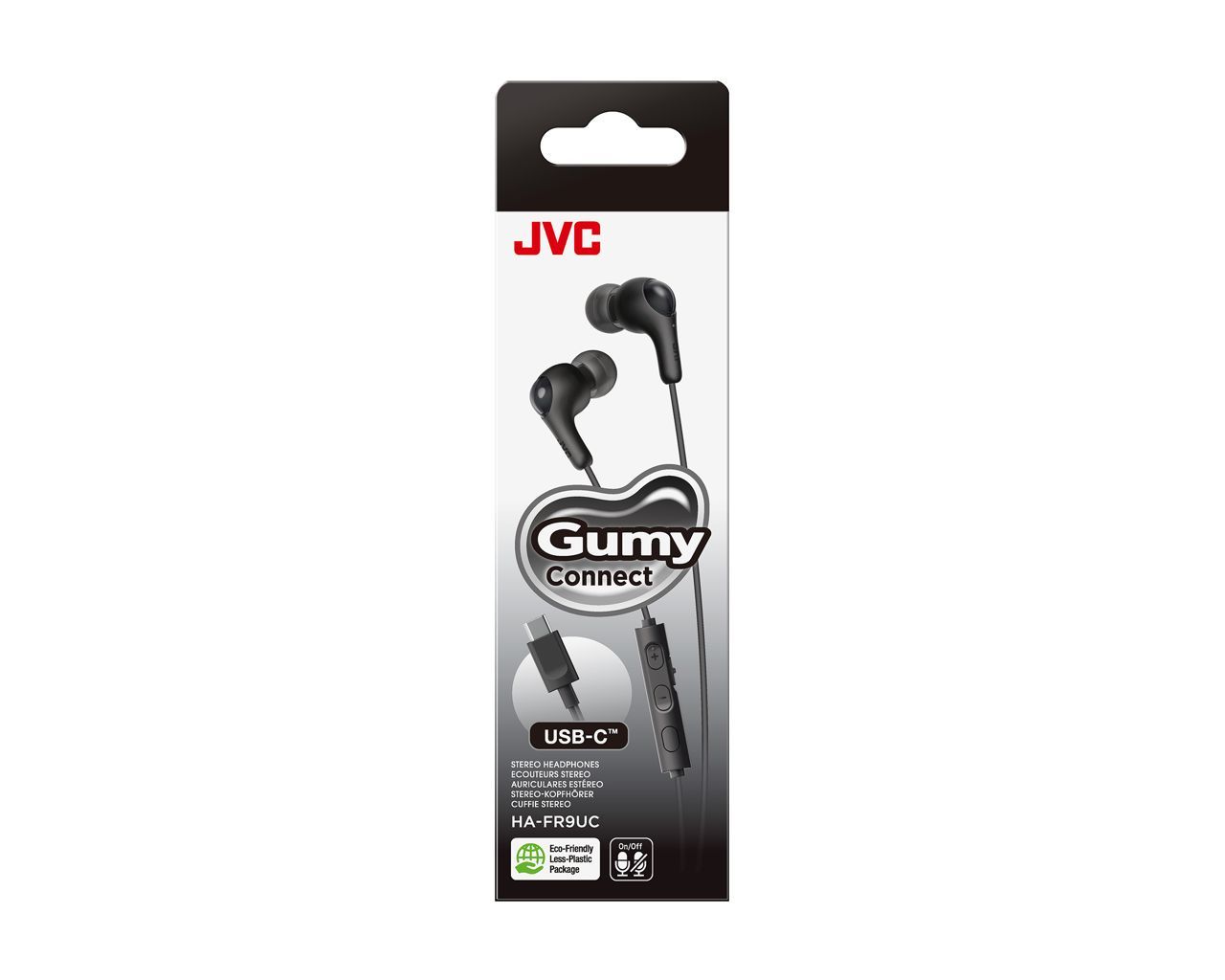 JVC HA-FR9UC Gumy Connect Headset Black