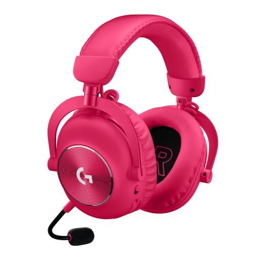 Logitech Pro X 2 Lightspeed Wireless Bluetooth Gaming Headset Magenta Logitech Pro X 2 Lightspeed Wireless Bluetooth Gaming Headset Magenta