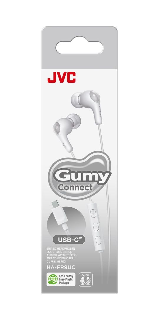 JVC HA-FR9UC-W Gumy Connect Headset White JVC HA-FR9UC-W Gumy Connect Headset White