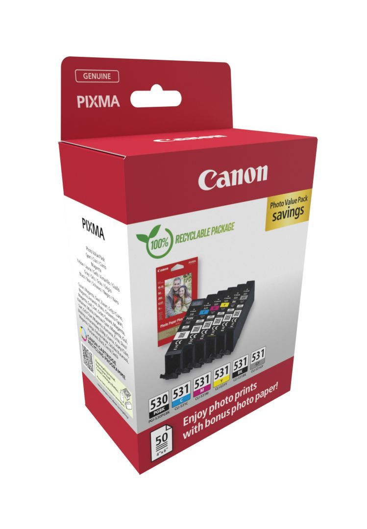 Canon PGI-530/CLI-531 Multipack tintapatron Canon PGI-530/CLI-531 Multipack tintapatron