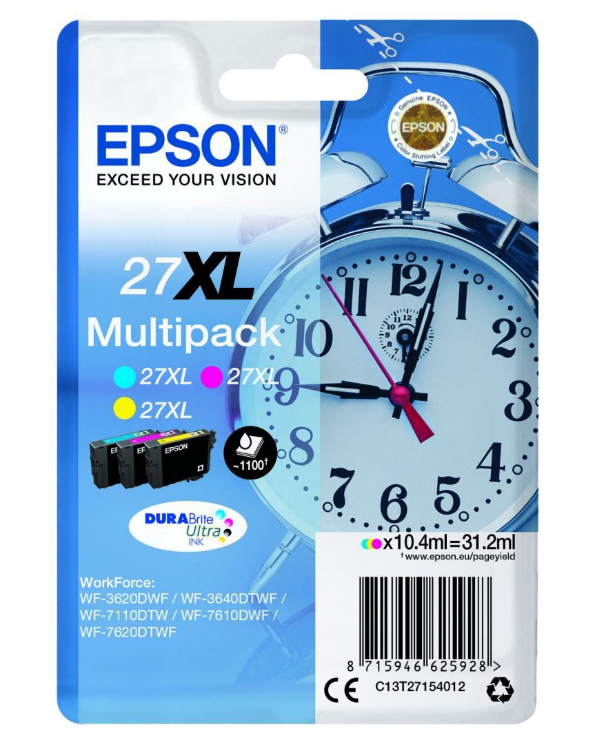 Epson T2715 (27XL) Multipack tintapatron Epson T2715 (27XL) Multipack tintapatron