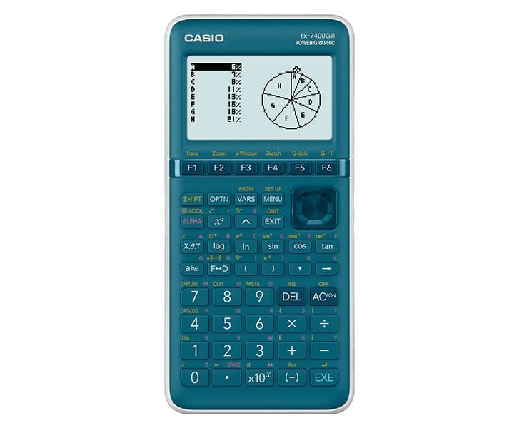 Casio FX-7400GIII Tudományos számológép Cyan Casio FX-7400GIII Tudományos számológép Cyan