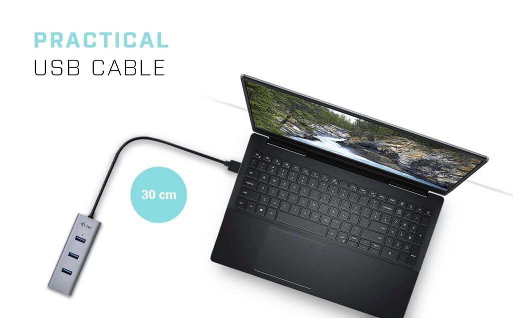 I-TEC 4-port USB3.0 Hub Grey I-TEC 4-port USB3.0 Hub Grey