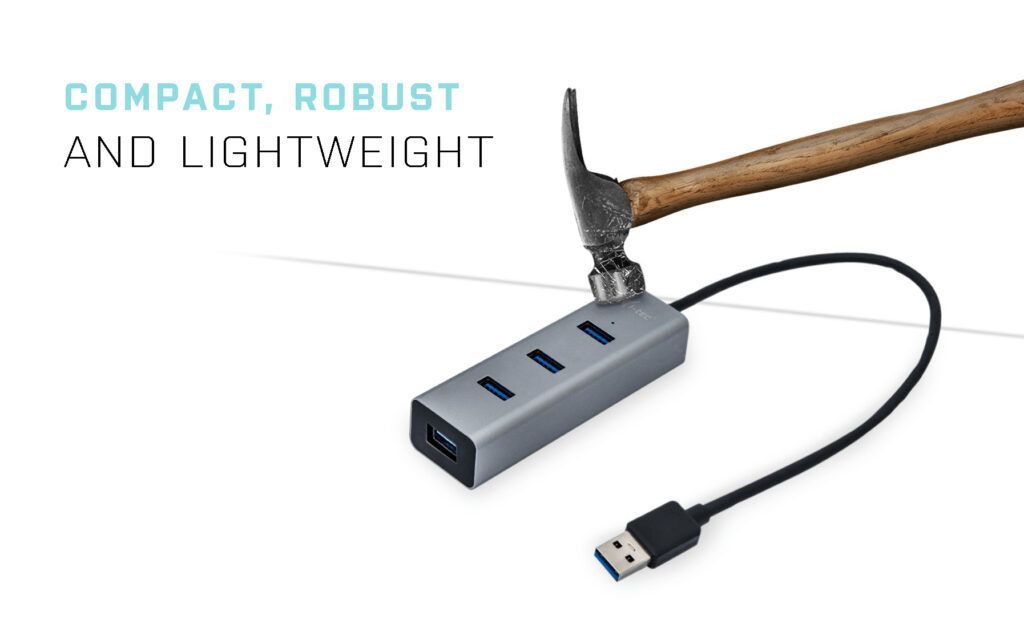 I-TEC 4-port USB3.0 Hub Grey I-TEC 4-port USB3.0 Hub Grey