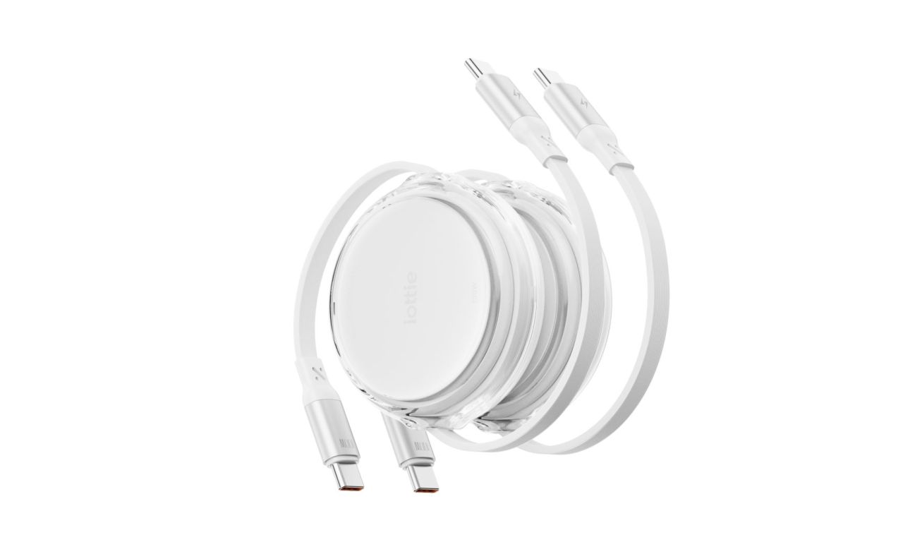iOttie 100W Retractable USB-C Cable 2 Pack White iOttie 100W Retractable USB-C Cable 2 Pack White