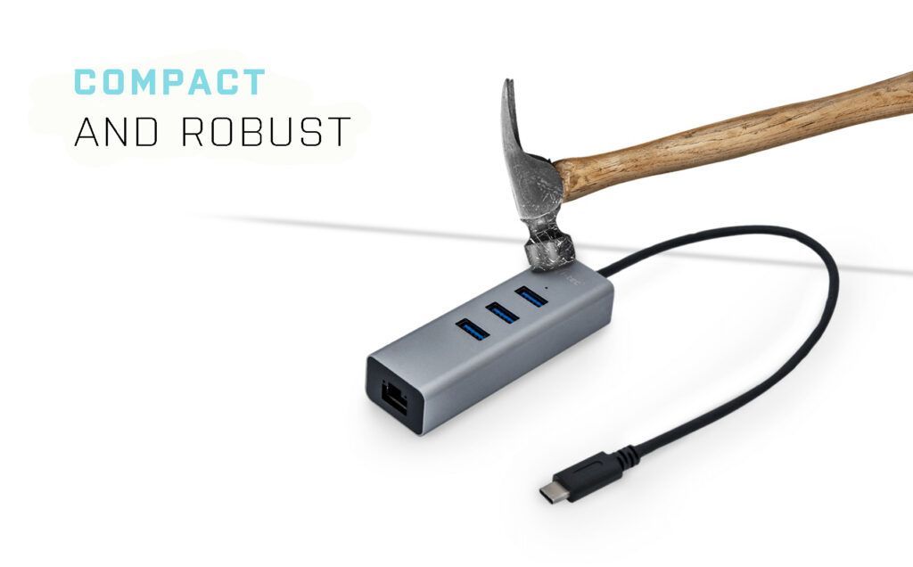 I-TEC 3 port USB-C 3.0 Hub Metal+Gigabit Ethernet adapter Grey I-TEC 3 port USB-C 3.0 Hub Metal+Gigabit Ethernet adapter Grey