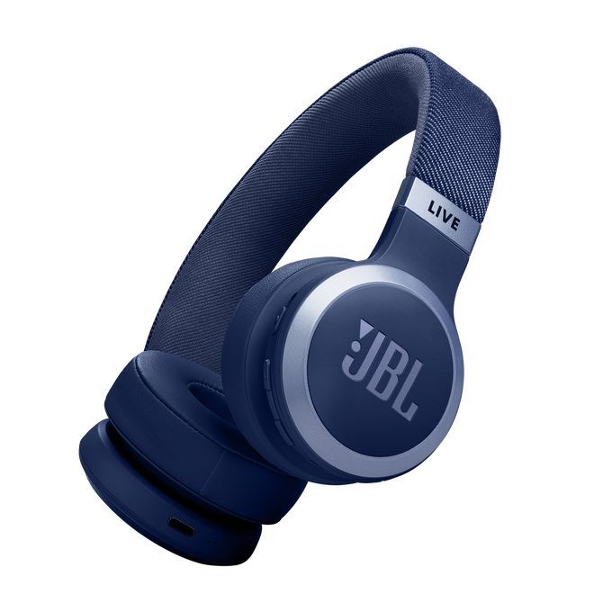 JBL Live 670NC Bluetooth Over-Ear Noise-Cancelling Headset Blue JBL Live 670NC Bluetooth Over-Ear Noise-Cancelling Headset Blue