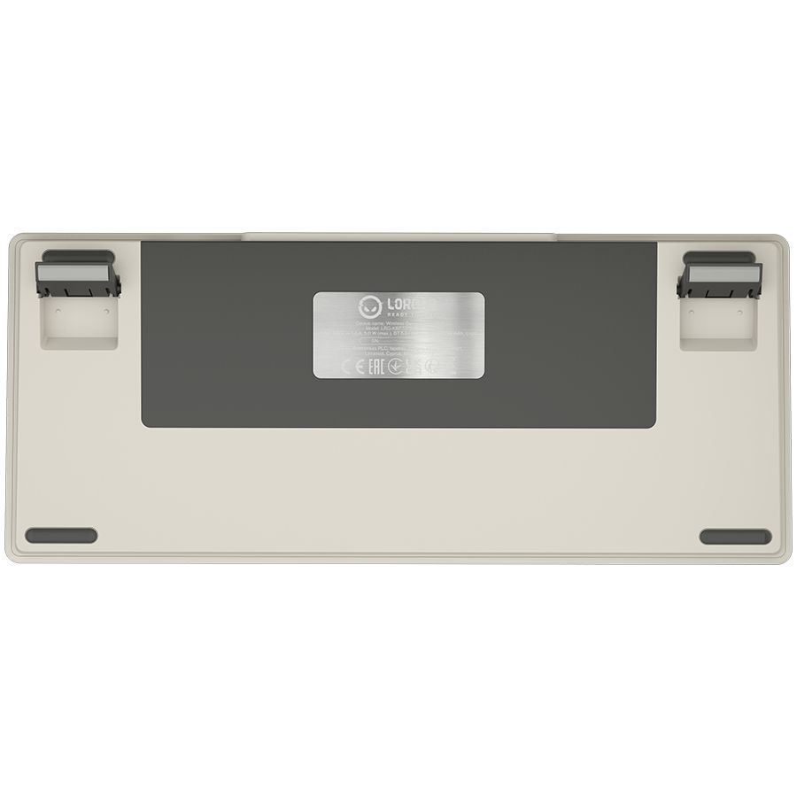LORGAR KBP7075W Gaming Wireless Bluetooth Mechanical Keyboard Beige US