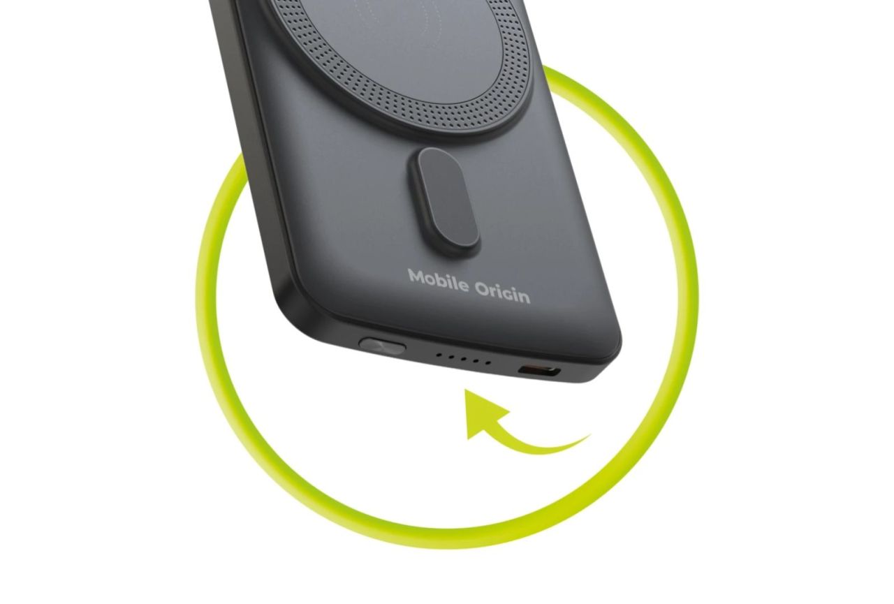 Mobile Origin Wireless Magnetic PowerBank 5000mAh Black Mobile Origin Wireless Magnetic PowerBank 5000mAh Black